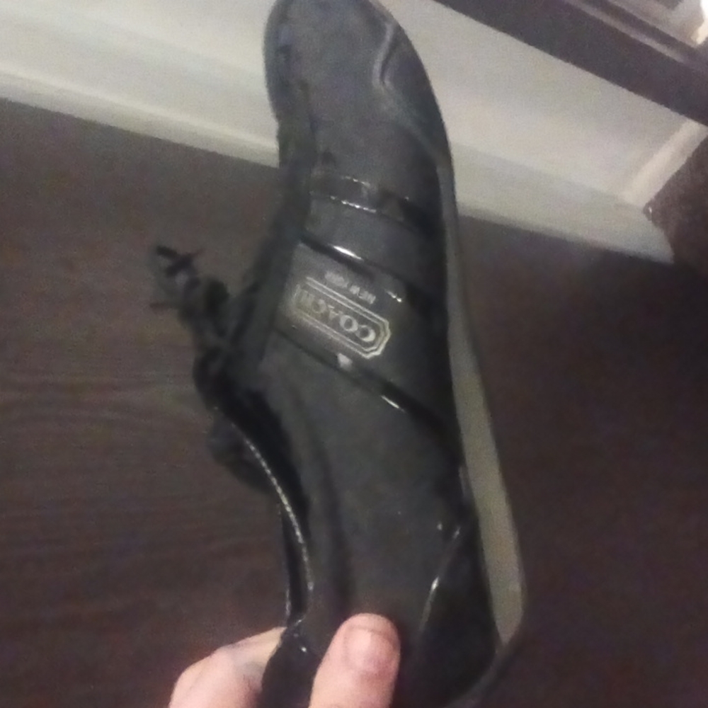 Very gently worn, size 9m coach shoes .